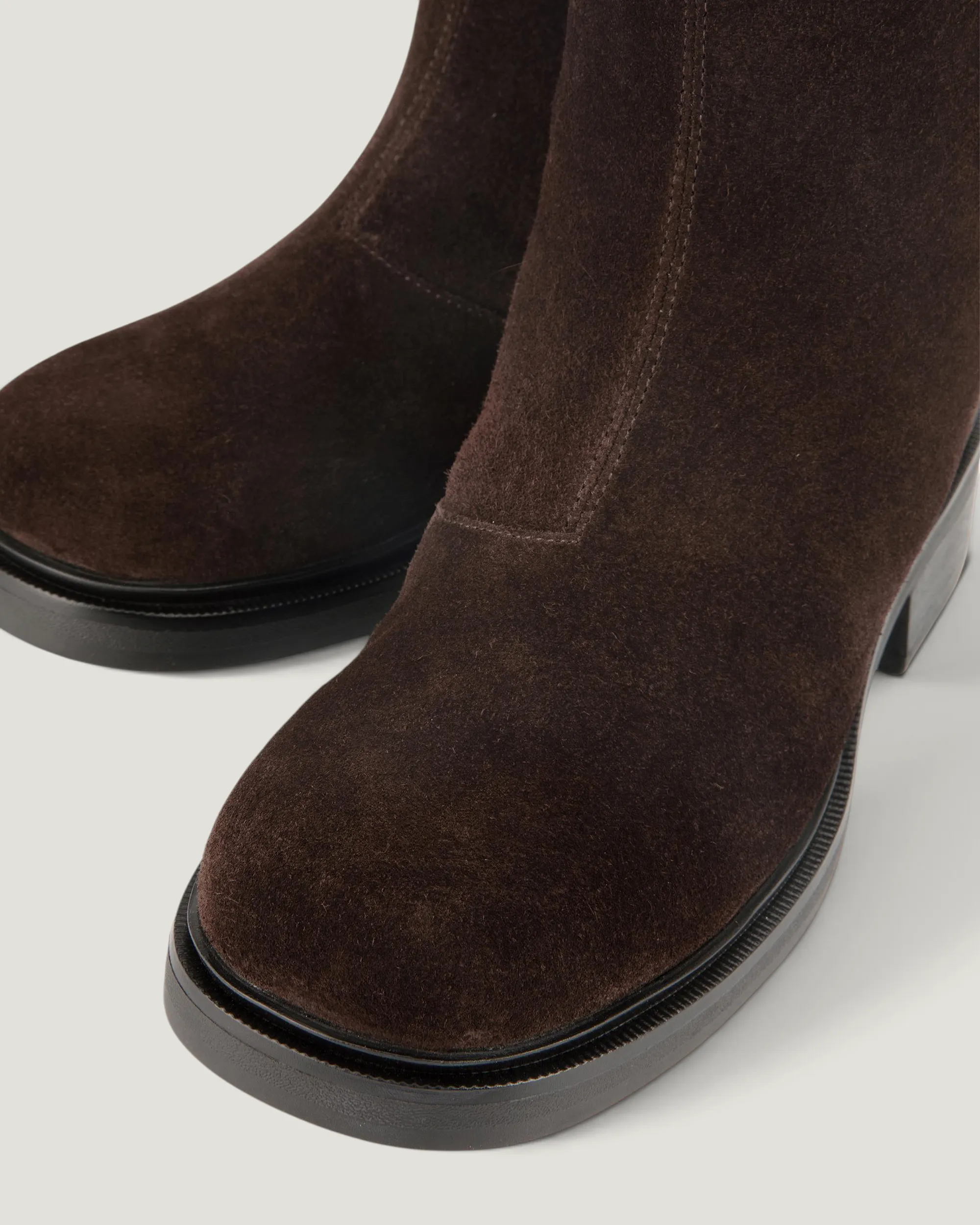 Bottines en cuir daim doublées | marron "Karlie", Vagabond, photo 5