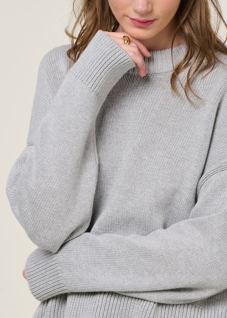 Pullover aus Bio-Baumwolle | Grau "yagmur - light grey", Jan'n June, Foto 2