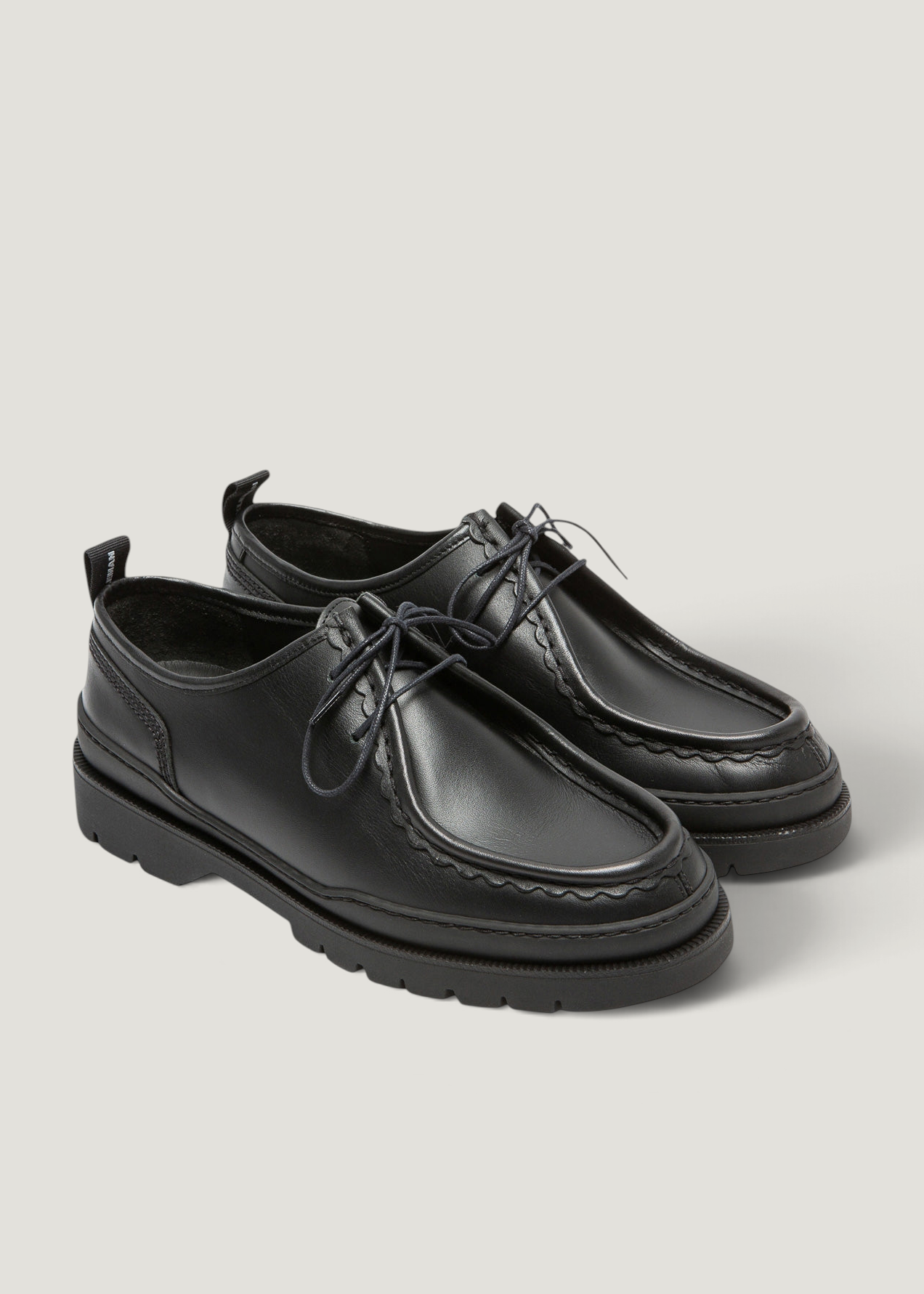 Derbies made in france en cuir certifié | noir "major noir", Kleman, photo 2