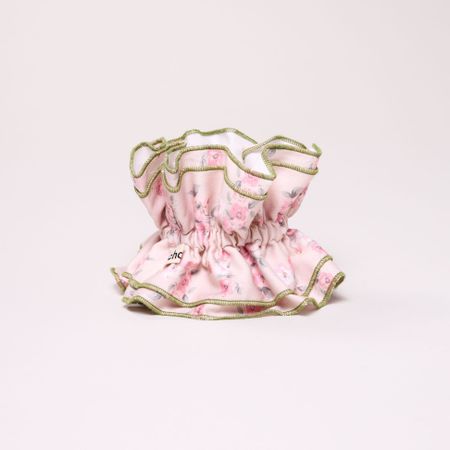 Maxi Chouchou en matière upcyclée | rose à fleurs  - Chou²