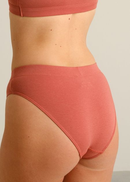 Culotte en coton bio et tencel | orange "Briefs ramsele terracotta red - aragon", Dedicated, photo 2
