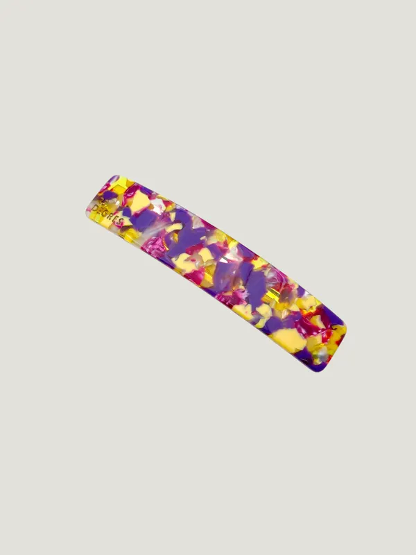 Barrette à cheveux 9cm en acétate | multicolore "barrette 9cm - sunny", 23 Degres