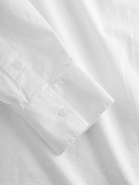 Chemise popeline en coton bio | blanc "poplin shirt bright white", Knowledge Cotton Apparel, photo 4