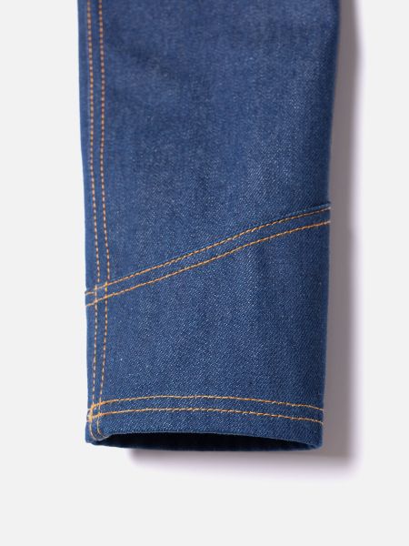 Veste en jean brut en coton bio - kelly western jacket 70's blue denim, Nudie Jeans, photo 8
