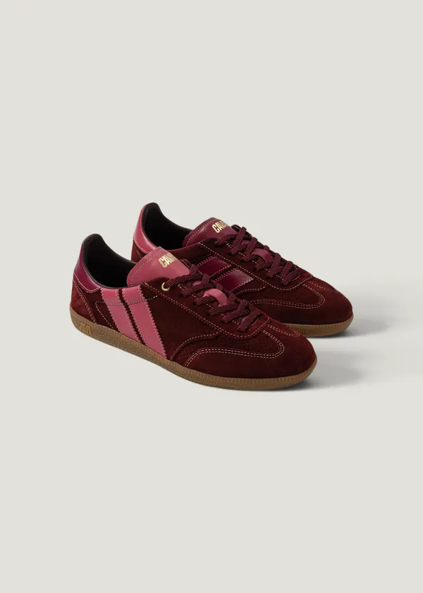 Baskets en cuir certifié | bordeaux "pulse burgundy crush", Caval