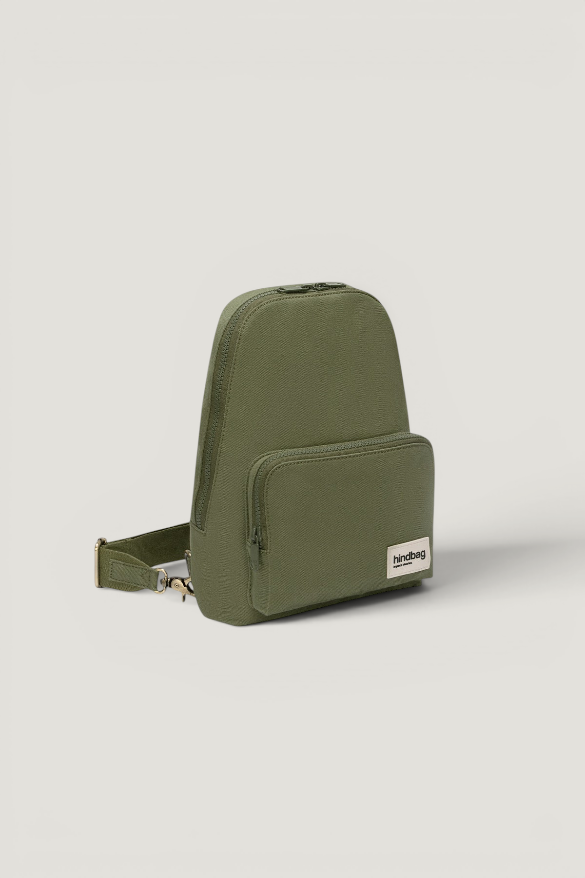 Sac bandoulière Sling bag en coton bio | olive "felix olive" - olive, Hindbag, photo 3