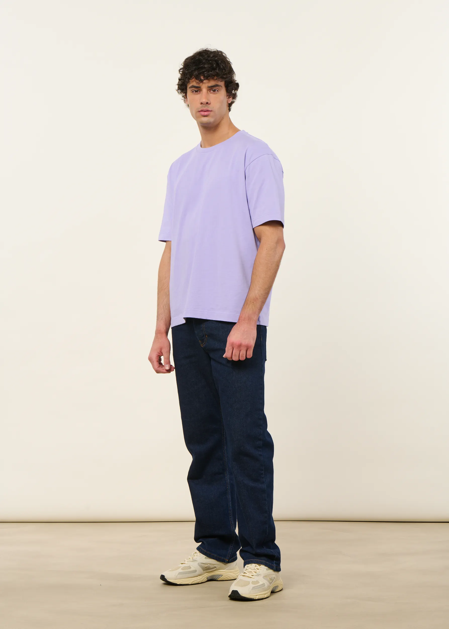 T-shirt oversize en coton bio | lilas, WeDressFair, photo 4