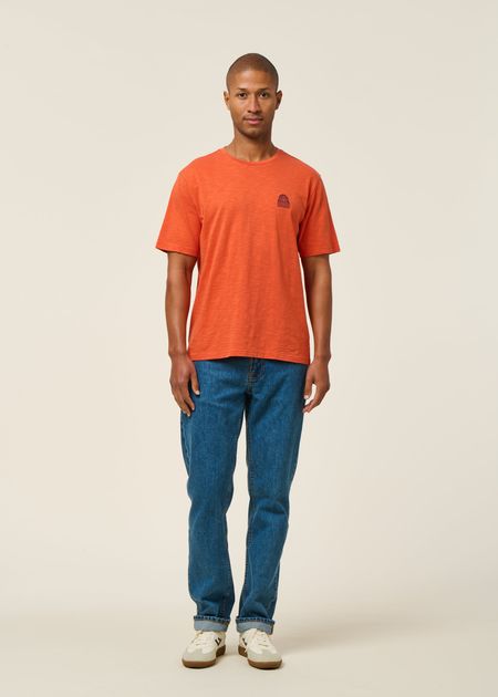 T-shirt en coton bio | orange "carrot mini to the sea tee", Bask in the Sun, photo 4