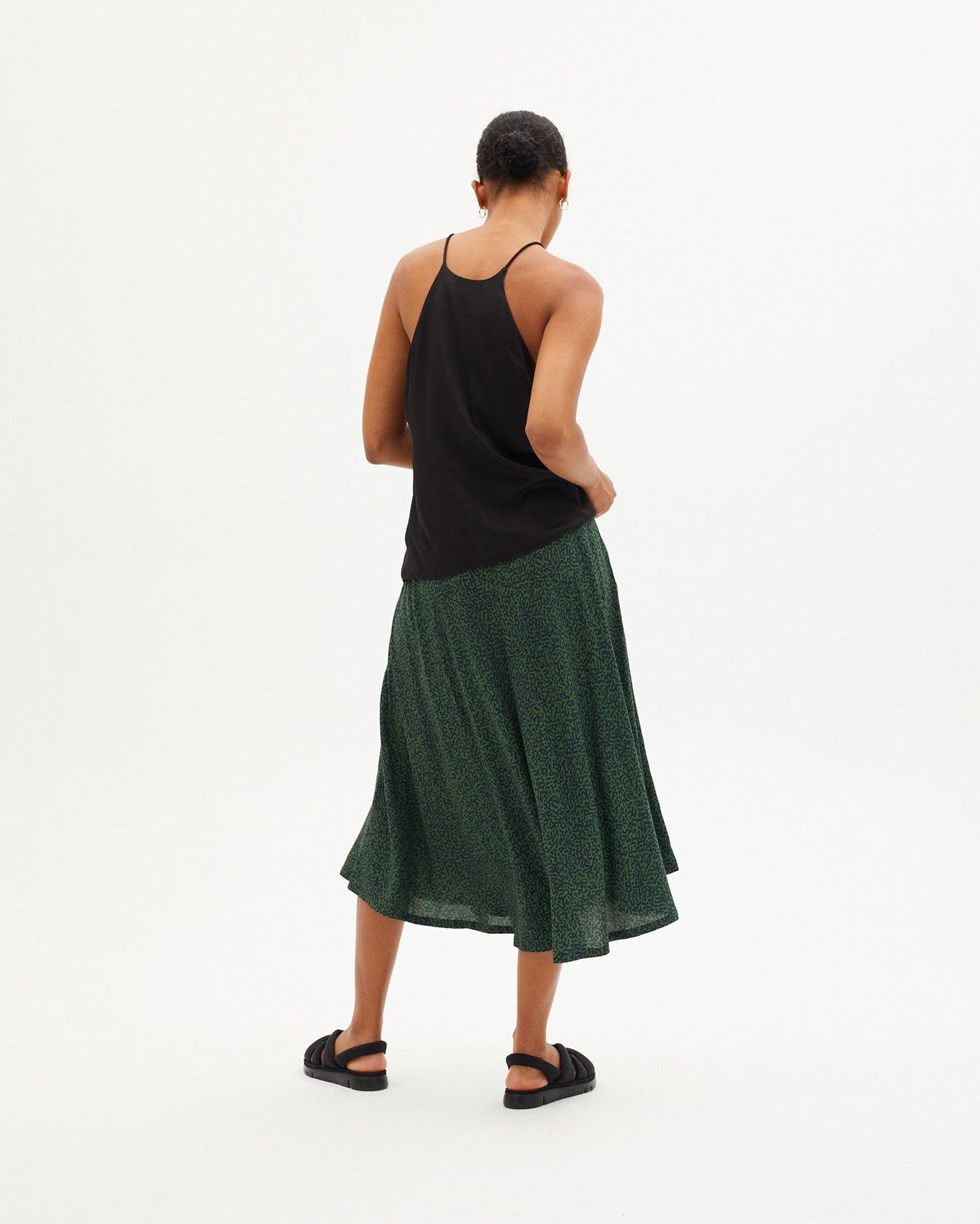 Top noir en tencel - black ricci top, Thinking Mu, photo 5