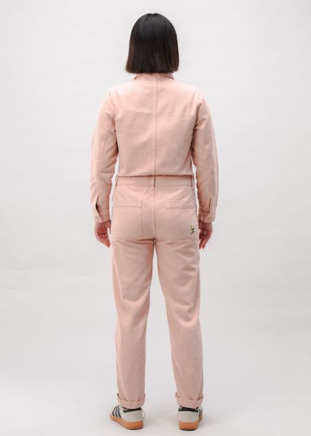 Overall aus Bio-Baumwolle | Rosa "cotton twill boiler suit rose - rose", Brava Fabrics, Foto 2