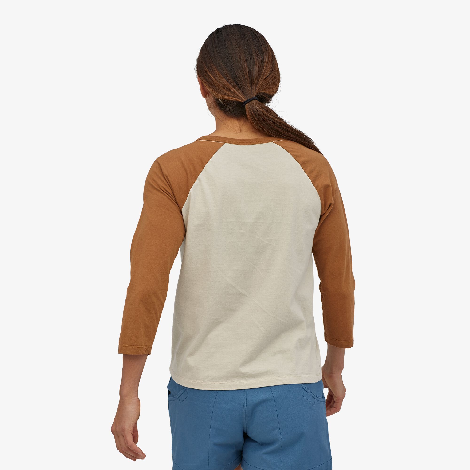 T-shirt beige manches 3/4 - conversion, Patagonia, photo 2