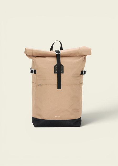 Sac à dos 23l en matière recyclée | beige "Icon rolltop backpack 14" - beige" - Sandqvist