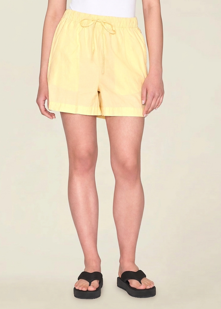 Weite Shorts aus Bio-Baumwolle | Gelb "posey wide waist shorts impala", Knowledge Cotton Apparel, Foto 1