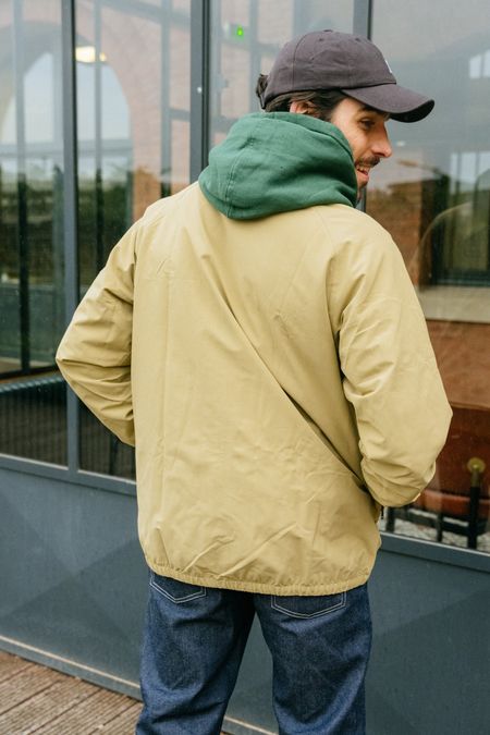 Veste Légère Imperméable Nautica Homme – Beige, Taille XL, Fermeture Intégrale