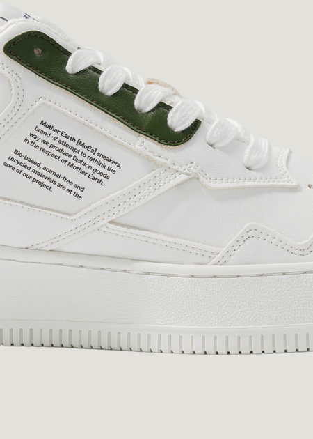 Vegane Sneaker aus pflanzlichen Materialien | Weiß "gen 1 white & green", Moea, Foto 4