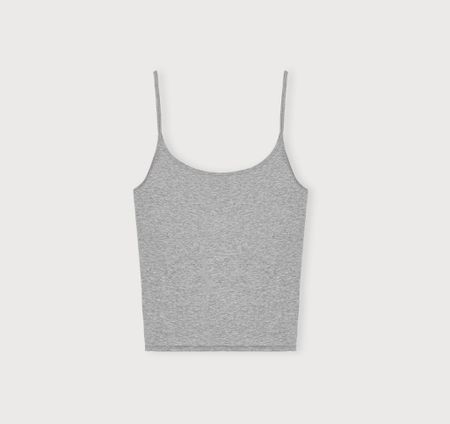 Débardeur en coton bio | gris "core singlet grey melange", Organic Basics, photo 3