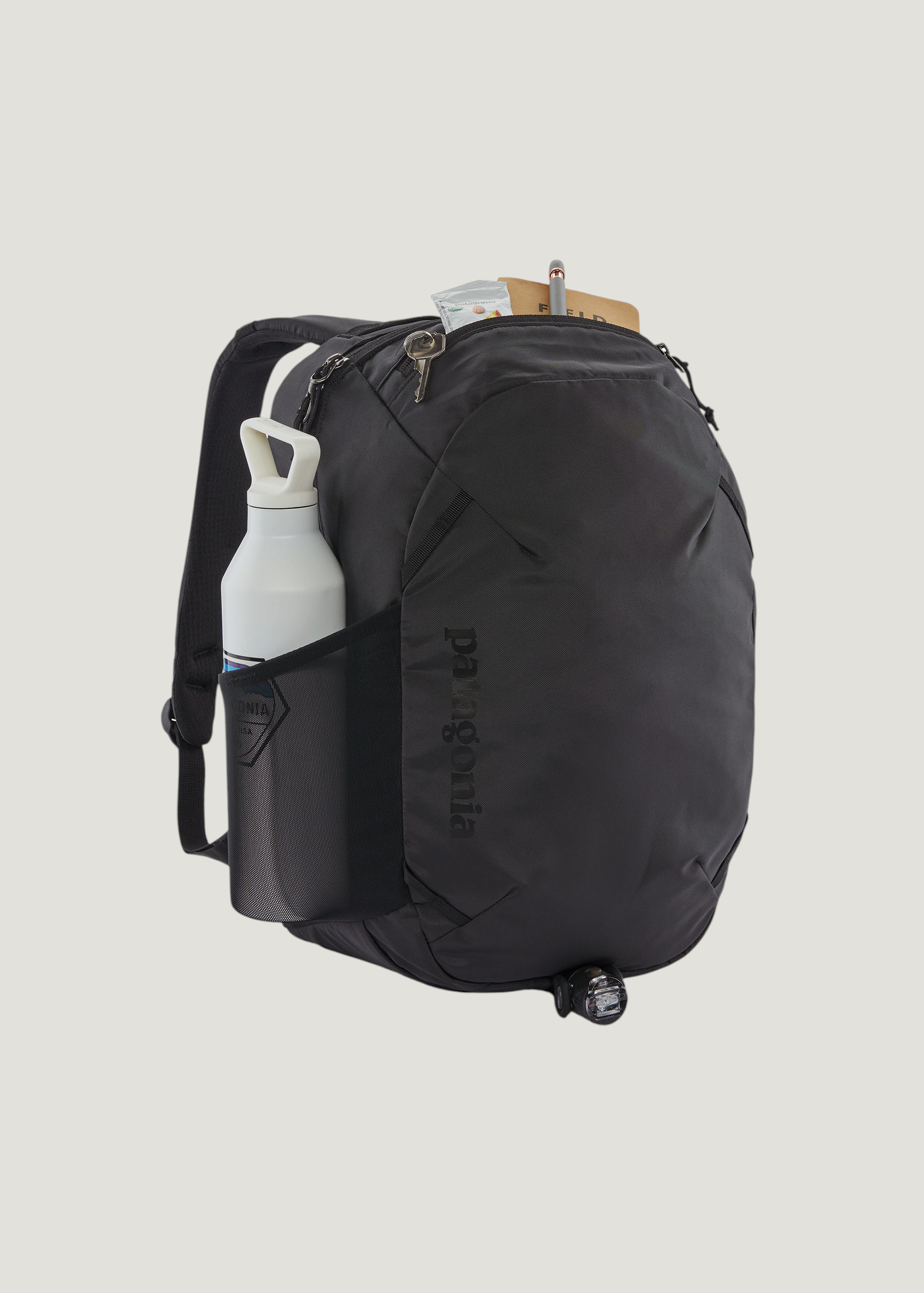 Sac à dos 24L en matières recyclées | noir "atom day pack 24l - black", Patagonia, photo 3