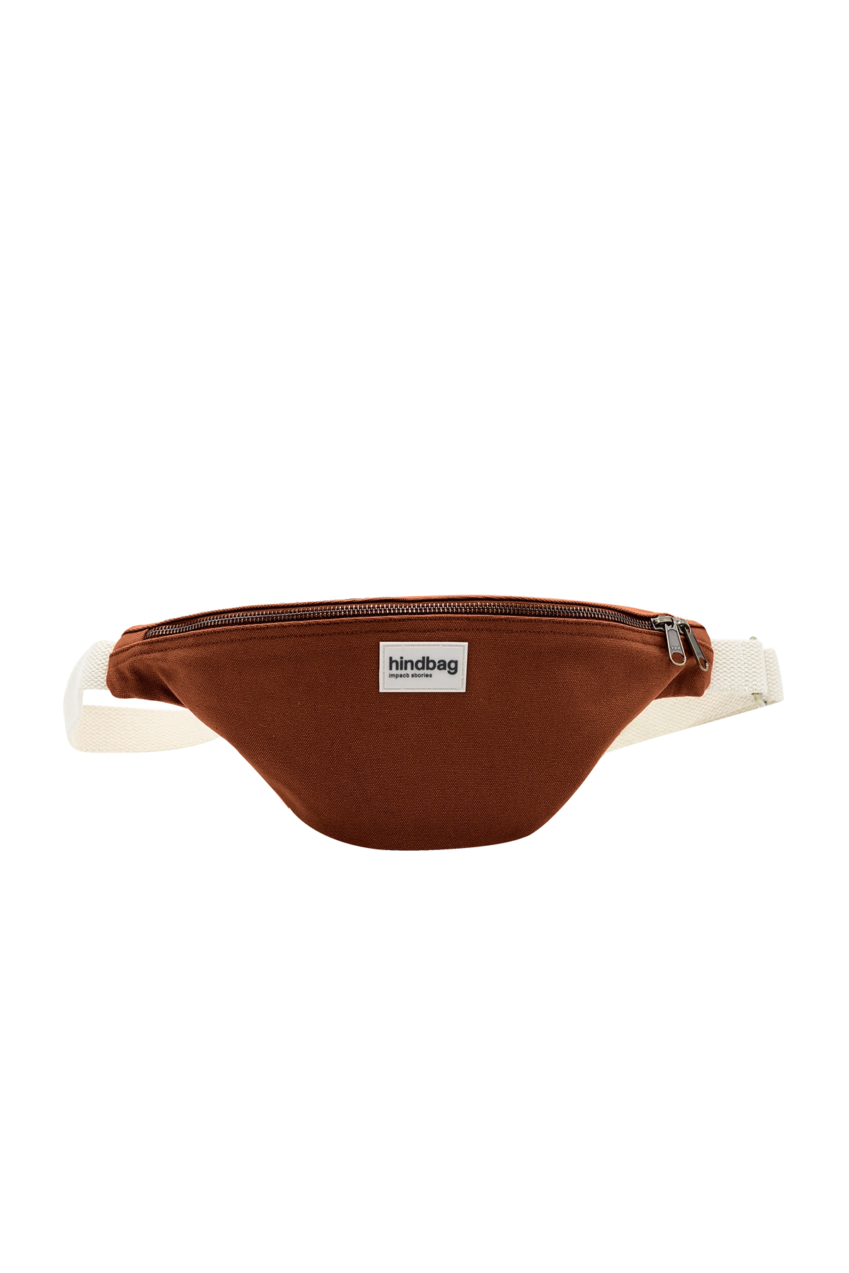 Banane en coton bio | marron "olivia chocolat", Hindbag, photo 1