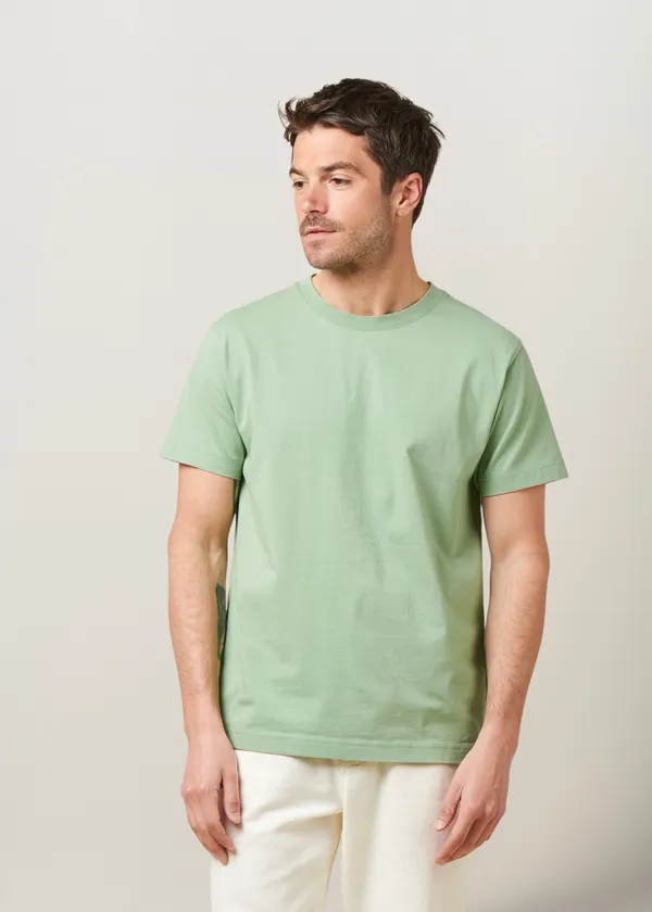 T-shirt en coton bio | vert sauge, WeDressFair