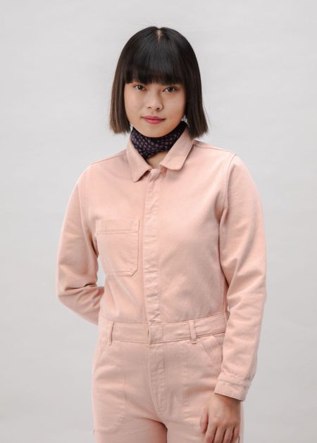 Overall aus Bio-Baumwolle | Rosa "cotton twill boiler suit rose - rose", Brava Fabrics, Foto 3