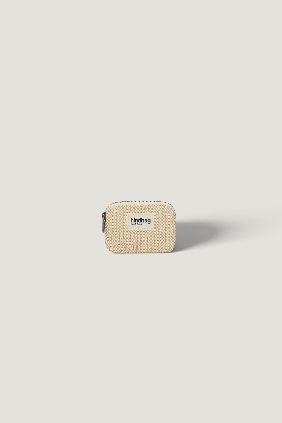 Porte-monnaie en coton bio | tressage nude "lili tressage nude", Hindbag, photo 1