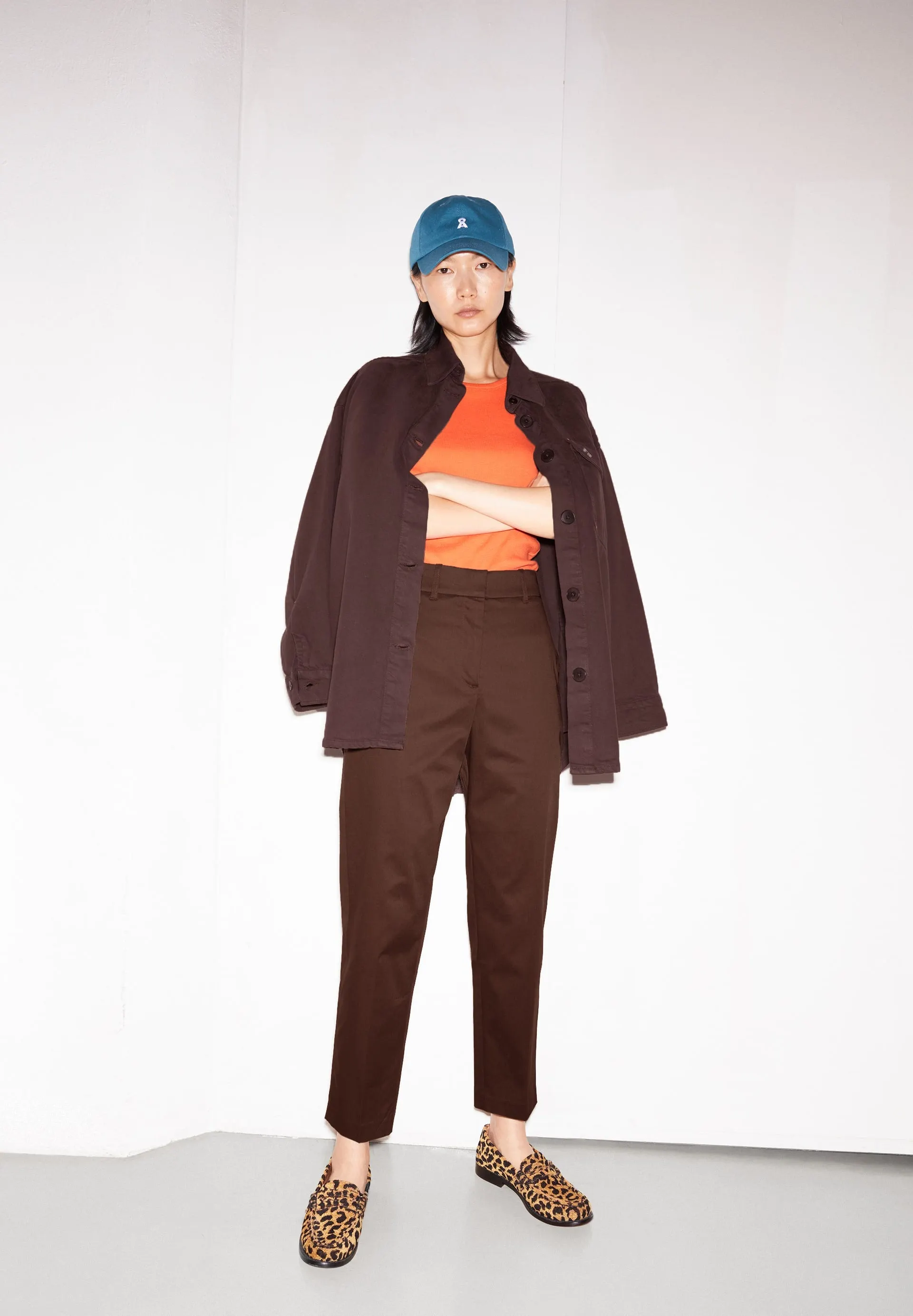 Pantalon à pinces en coton bio | marron "warmaar deep brown", Armedangels, photo 5
