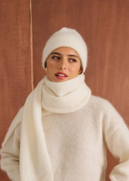 Bonnet en mohair certifié | écru "nina", Bonjour Demain, photo 4