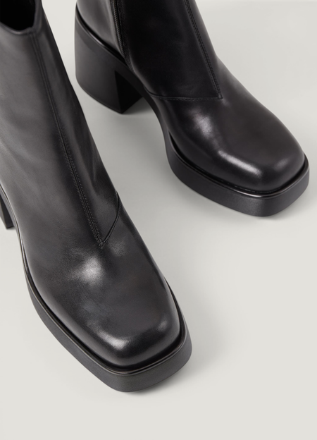 Bottines à talons en cuir certifié | noir "brooke black", Vagabond, photo 5