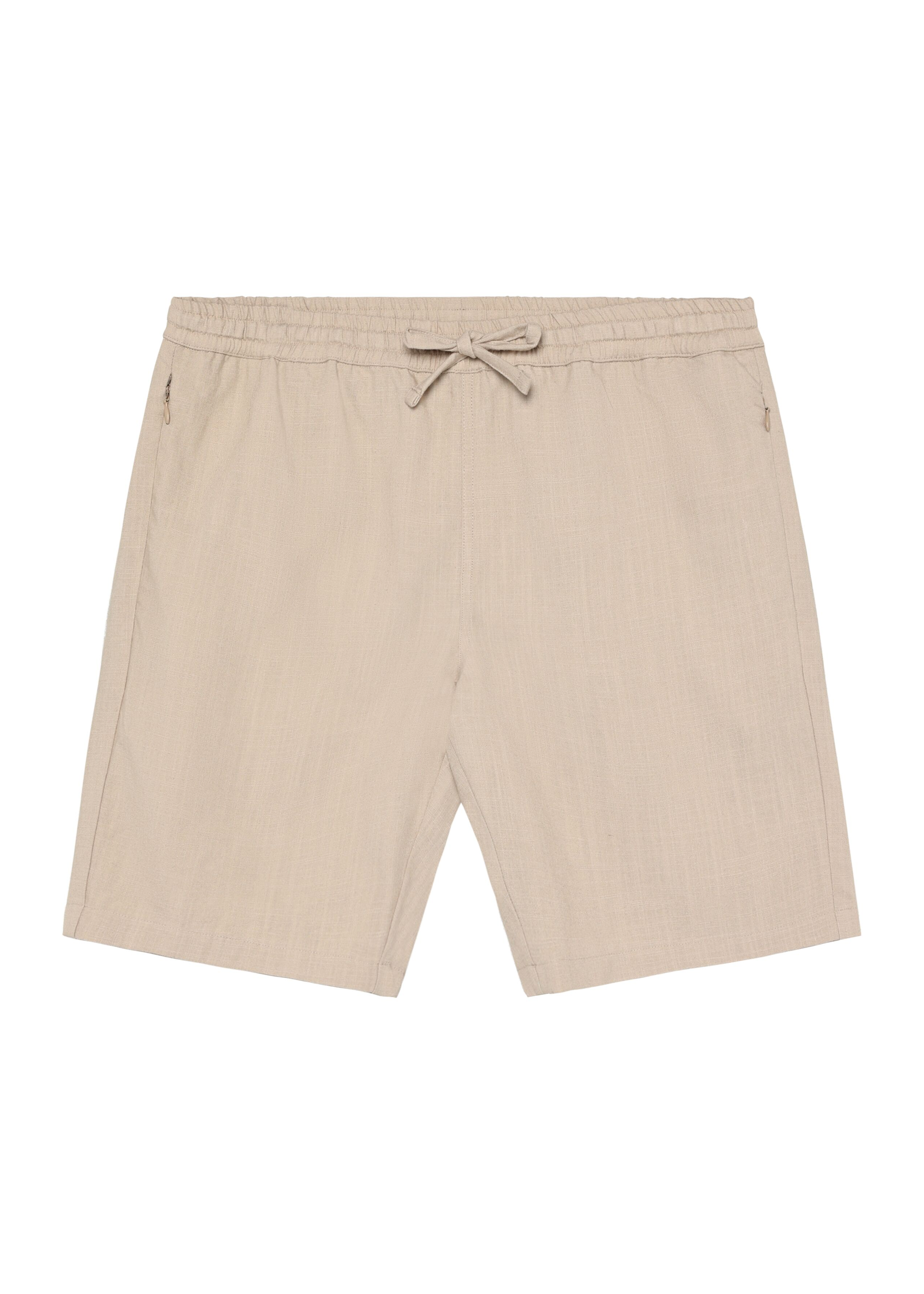 Short en mélange lyocell et lin | beige "Fig linen-mix shorts light feather gray", Knowledge Cotton Apparel, photo 2