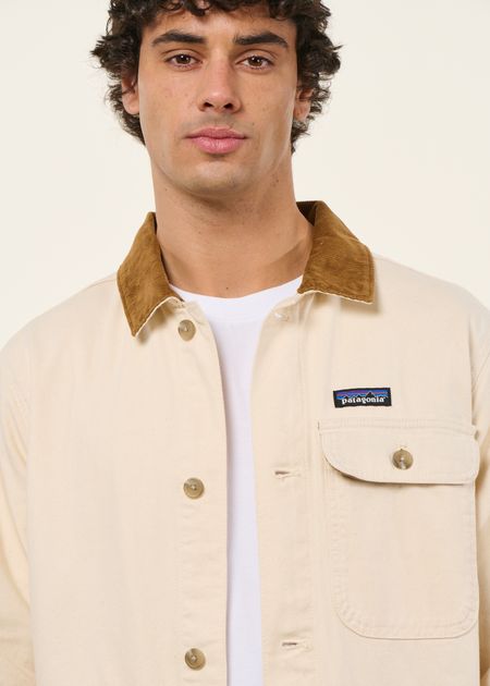 Veste canvas en coton bio | écru "point reyes canvas jkt - udnl" - Patagonia