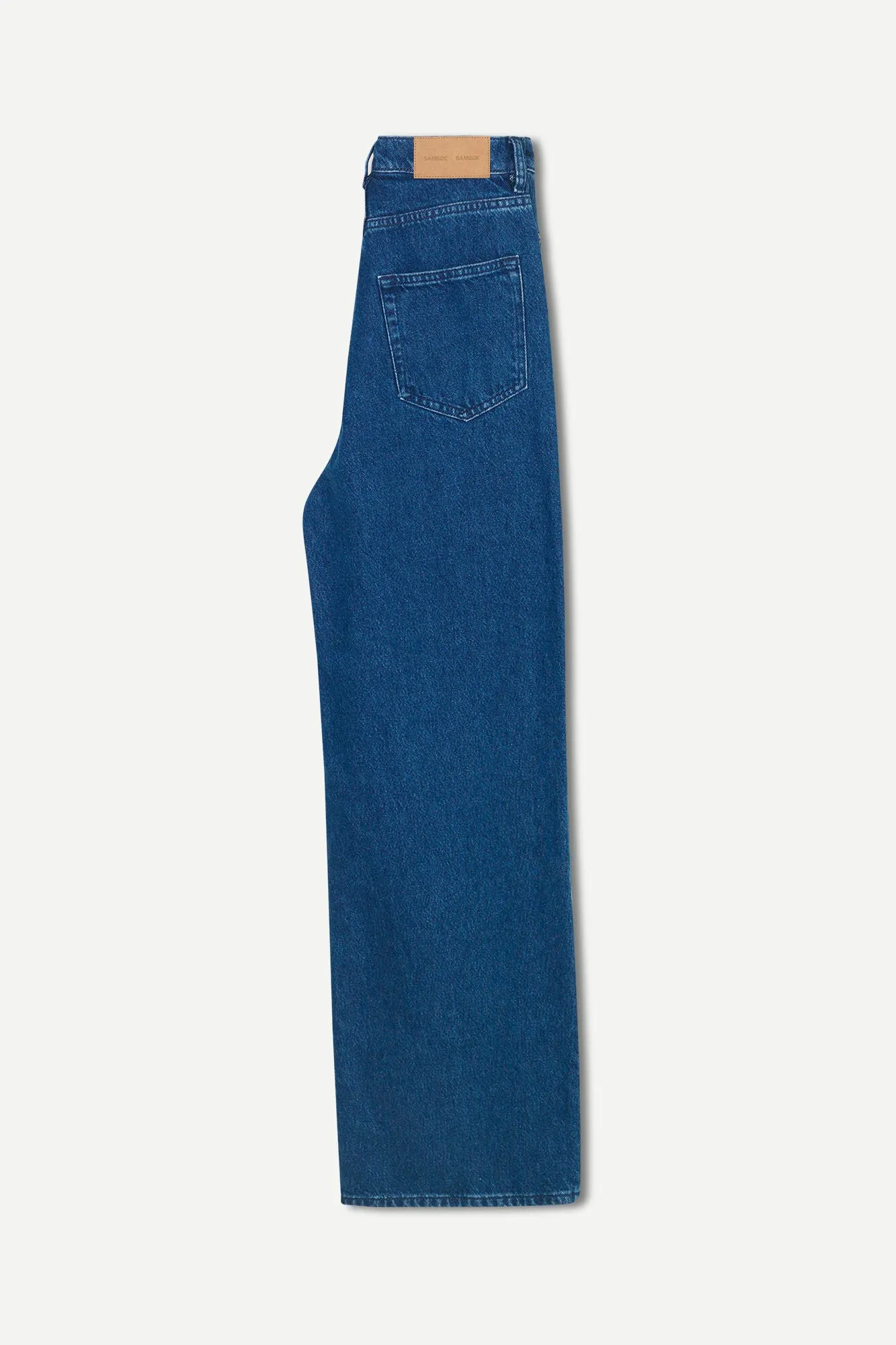 Jean ample en coton bio | bleu "rebecca jeans denim lounge", Samsoe Samsoe, photo 6