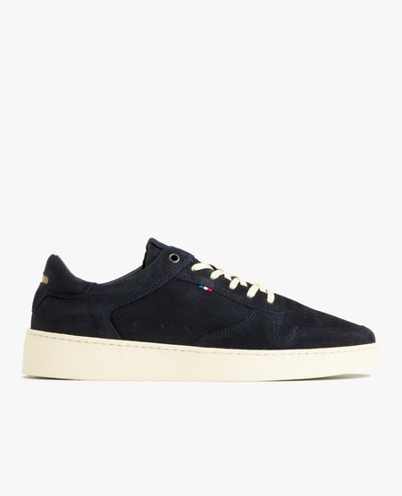 Baskets en cuir certifié | marine "lucas 95 - navy"