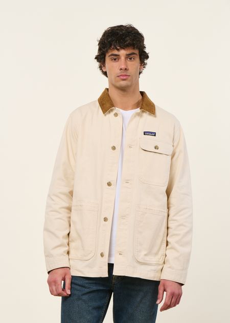 Veste canvas en coton bio | écru "point reyes canvas jkt - udnl" - Patagonia