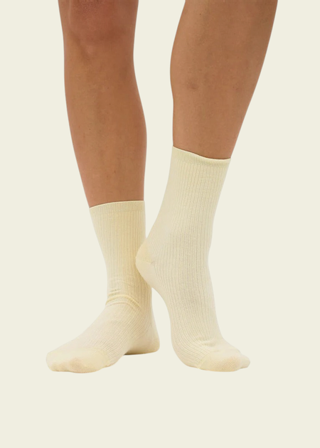 Chaussettes en coton bio | jaune - soft yellow - Colorful Standard