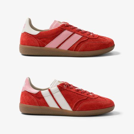 Baskets en cuir certifié | "cherry berry" - Caval