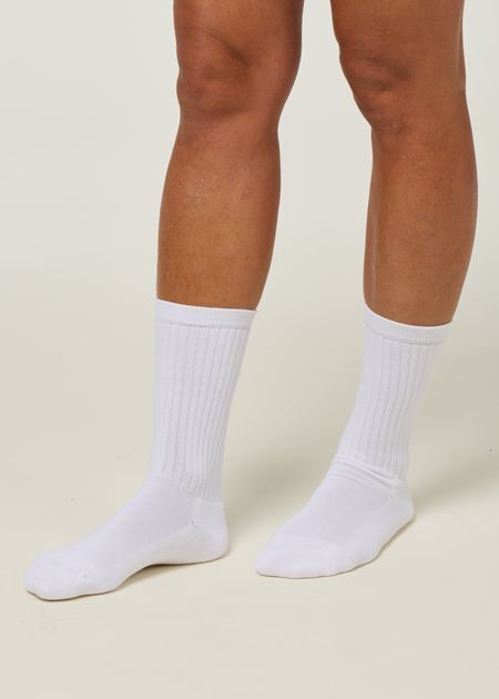 Pack de 3 paires de chaussettes en coton bio | blanc - noir - écru - WeDressFair