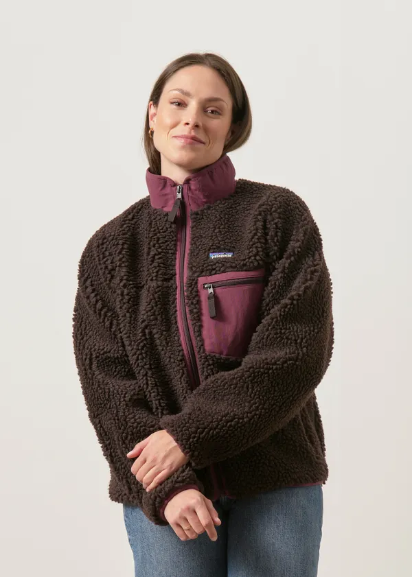 Veste polaire en matières recyclées | bordeaux "classic retro-x jkt - dnbr", Patagonia