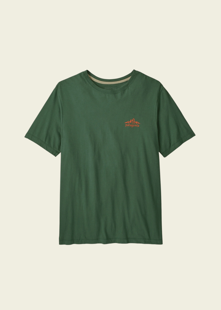 T-shirt en coton bio | vert "M's cloud crag t-shirt - cngr" - Patagonia