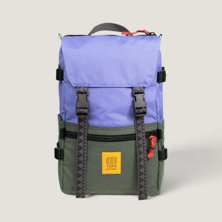 Sac à dos 20L en nylon recyclée | violet et vert "Rover pack classic 20l", Topo Designs