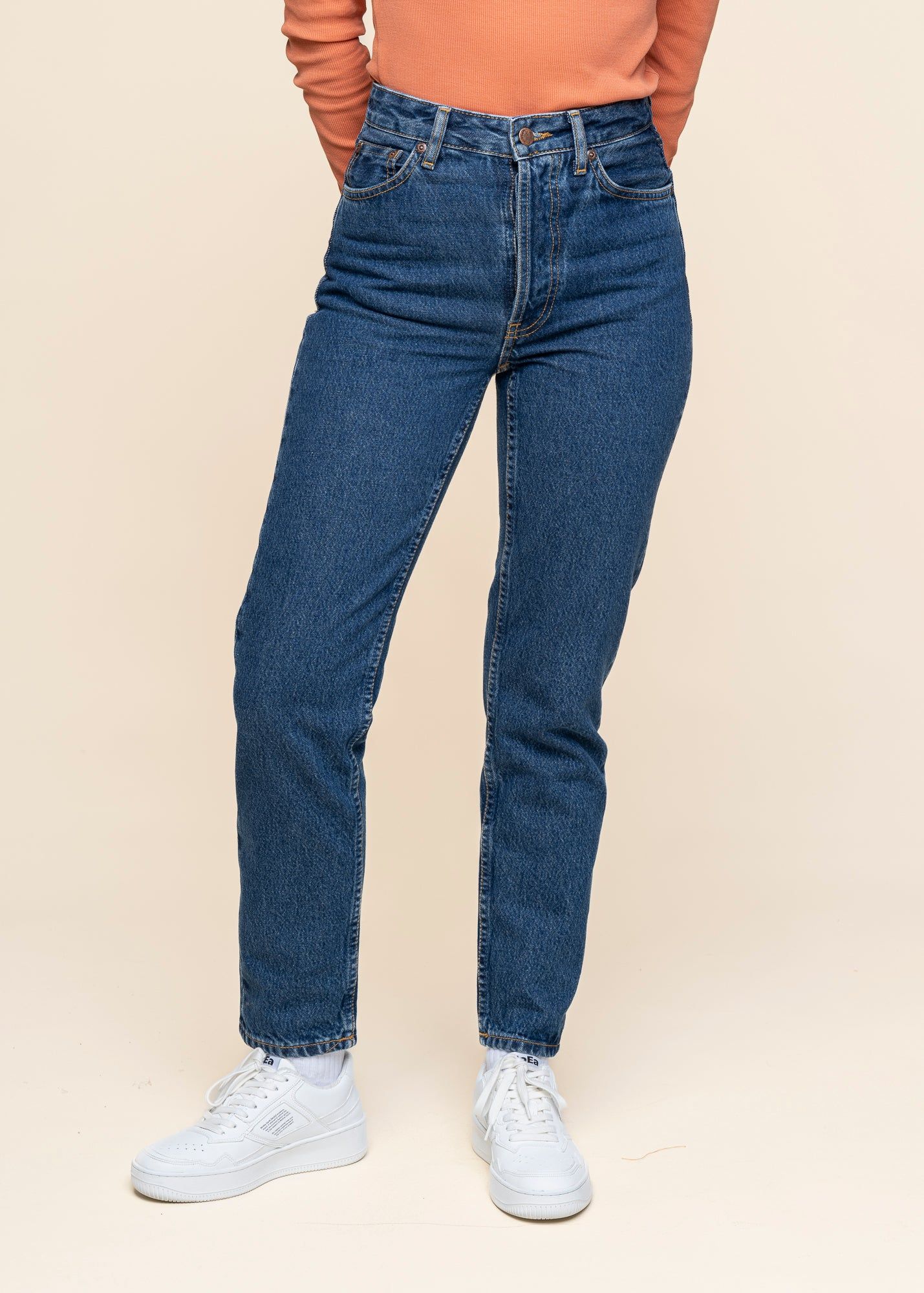 Jean mom en coton bio | bleu "breezy britt morning soul", Nudie Jeans, photo 3