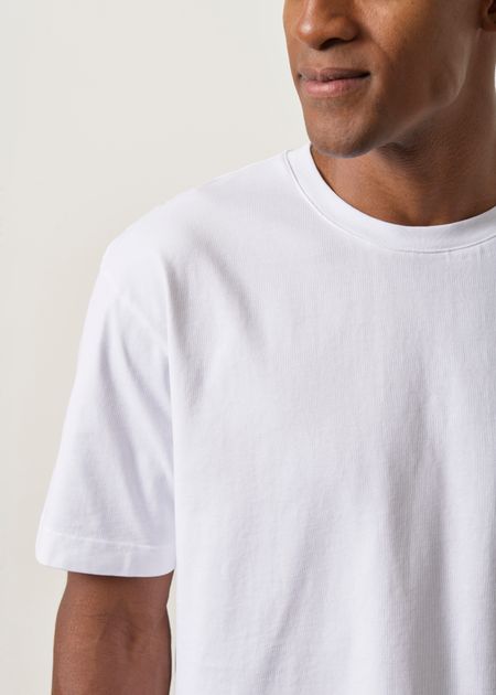 T-shirt oversize en coton bio | blanc - WeDressFair