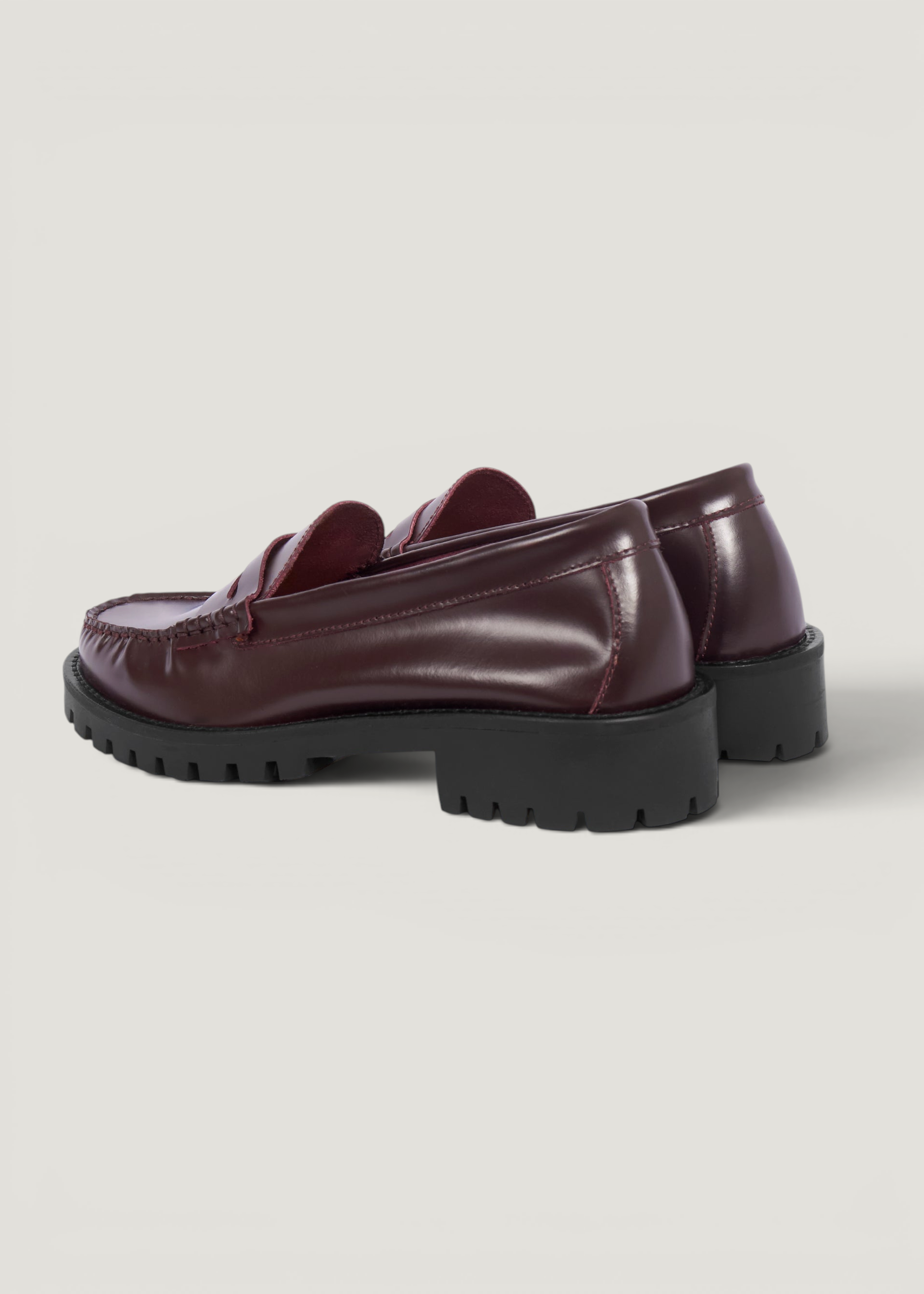 Mocassin en cuir vernis certifié | bordeaux "iris", Jules & Jenn, photo 3