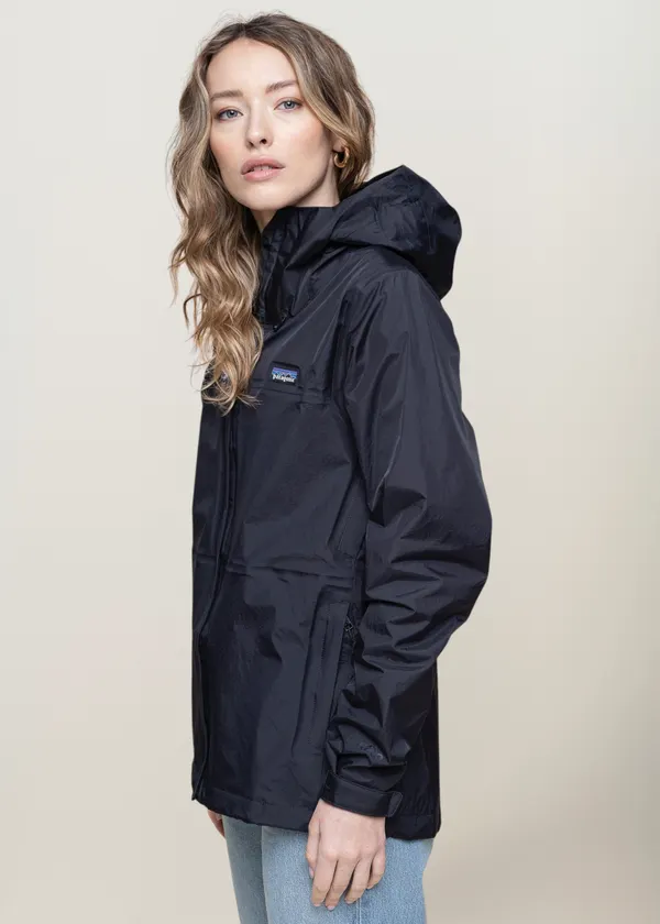 Veste imperméable en nylon recyclé | noir "torrentshell 3l jkt black", Patagonia