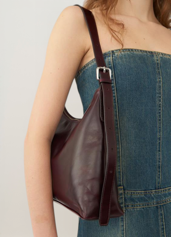 Sac à main en cuir certifié | marron "bari", Vagabond, photo 3