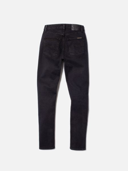 Jean slim en coton bio | noir "mellow mae so black", Nudie Jeans, photo 8