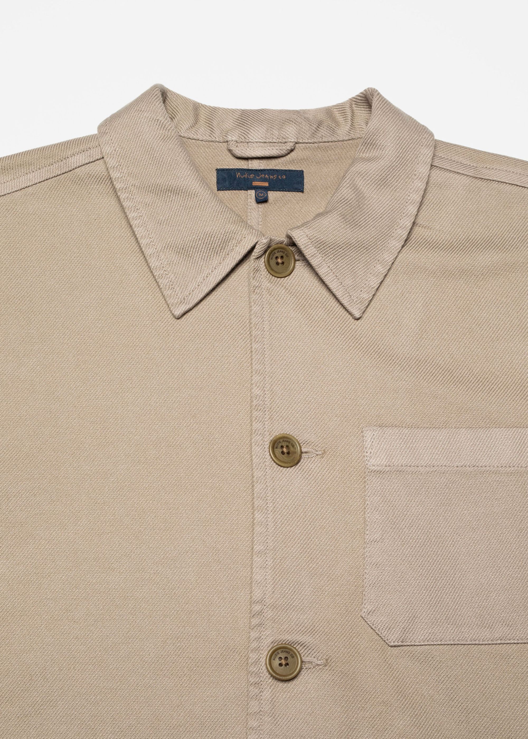 Veste de travail en coton bio | taupe "Barney worker jacket - mud", Nudie Jeans, photo 2