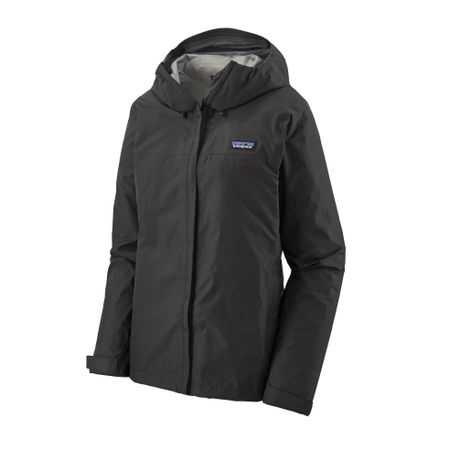 Imperméable noir en nylon recyclé - women's torrentshell 3l jacket black, Patagonia, photo 3