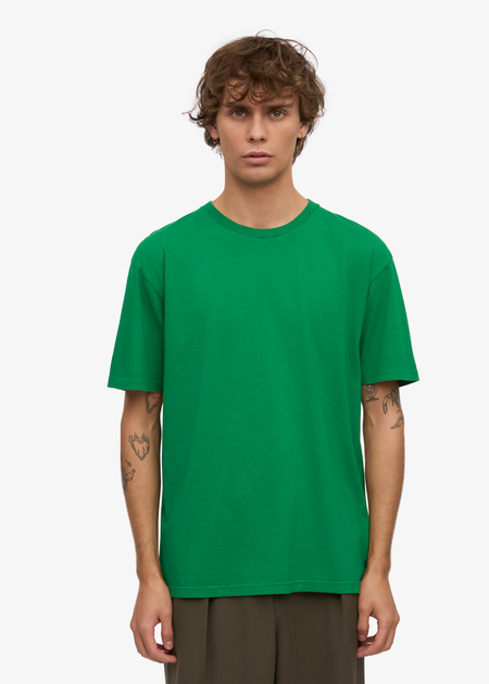 T-shirt manches courtes en coton bio | vert "kelly green"