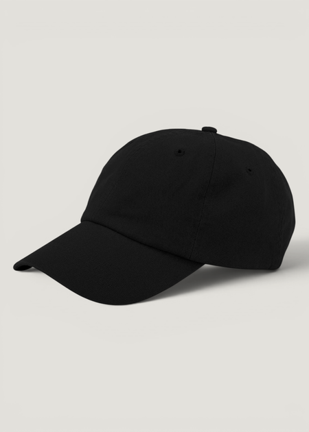 Casquette en coton bio | noir "cap deep black"