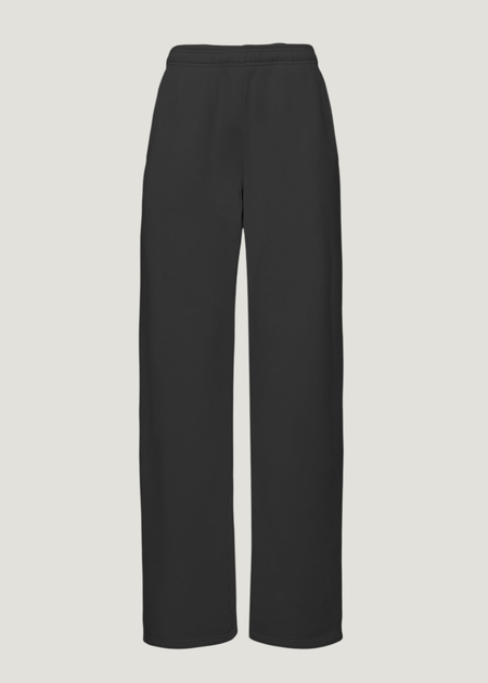 Jogging en coton bio | noir "organic straight leg sweatpants - deep black", Colorful Standard, photo 4